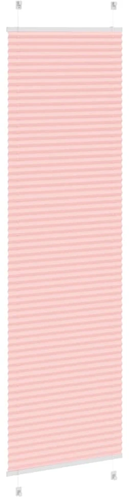 Klostuotos žaliuzės, rožinės, 60x200 cm, audinys, plotis 59,4 cm, poliesteris