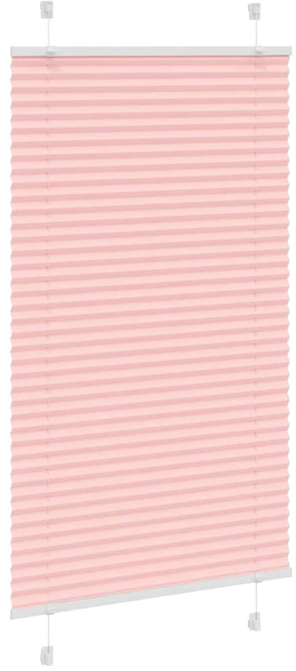Klostuotos žaliuzės, rožinės, 70x100 cm, audinys, plotis 69,4 cm, poliesteris