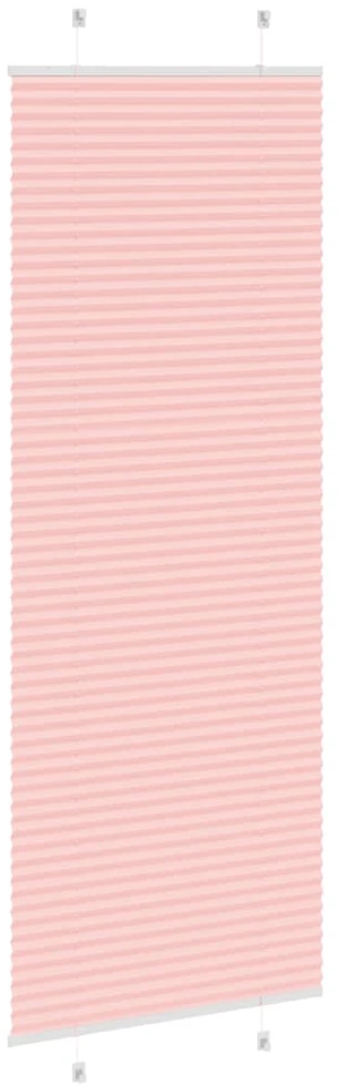 Klostuotos žaliuzės, rožinės, 70x200 cm, audinys, plotis 69,4 cm, poliesteris