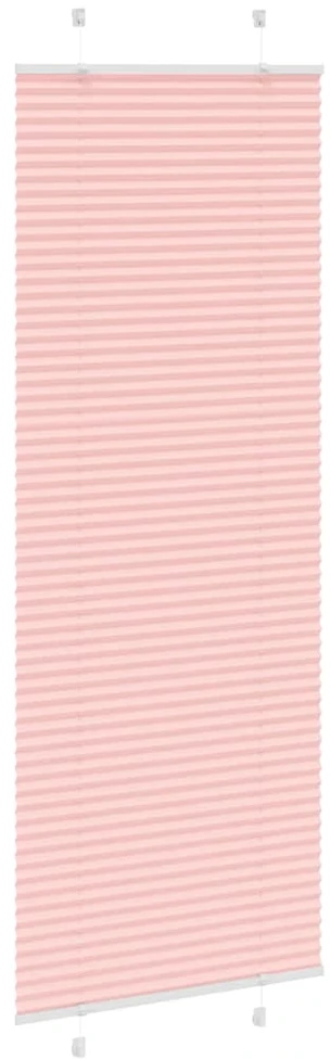 Klostuotos žaliuzės, rožinės, 80x200 cm, audinys, plotis 79,4 cm, poliesteris