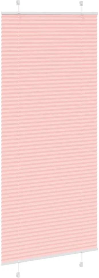 Klostuotos žaliuzės, rožinės, 95x200 cm, audinys, plotis 94,4 cm, poliesteris
