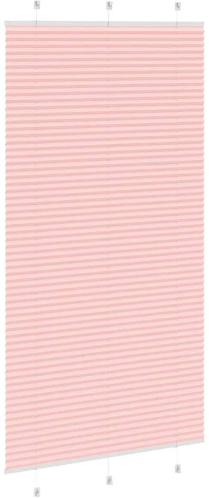 Klostuotos žaliuzės, rožinės spalvos, 110x200 cm, audinys, plotis 109,4 cm, poliesteris
