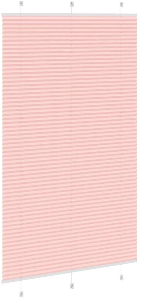 Klostuotos žaliuzės, rožinės spalvos, 120x200 cm, audinys, plotis 119,4 cm, poliesteris