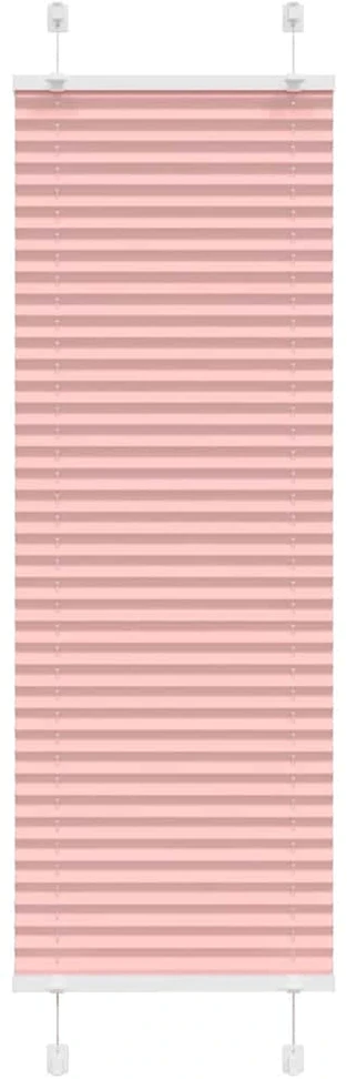 Klostuotos žaliuzės, rožinės spalvos, 40x150 cm, audinys, plotis 39,4 cm, poliesteris