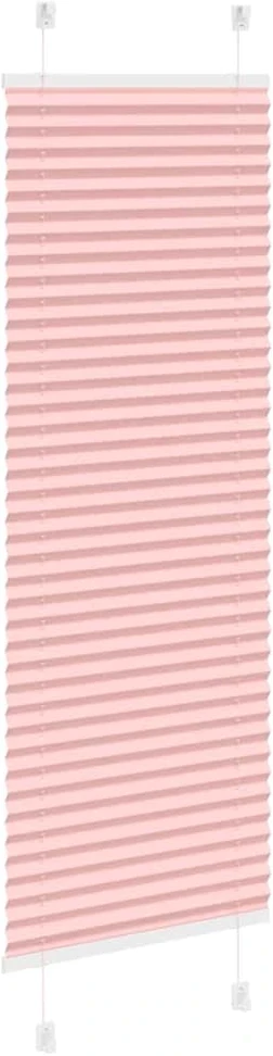 Klostuotos žaliuzės, rožinės spalvos, 45x100 cm, audinys, plotis 44,4 cm, poliesteris