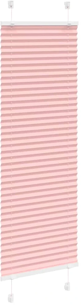Klostuotos žaliuzės, rožinės spalvos, 45x150 cm, audinys, plotis 44,4 cm, poliesteris