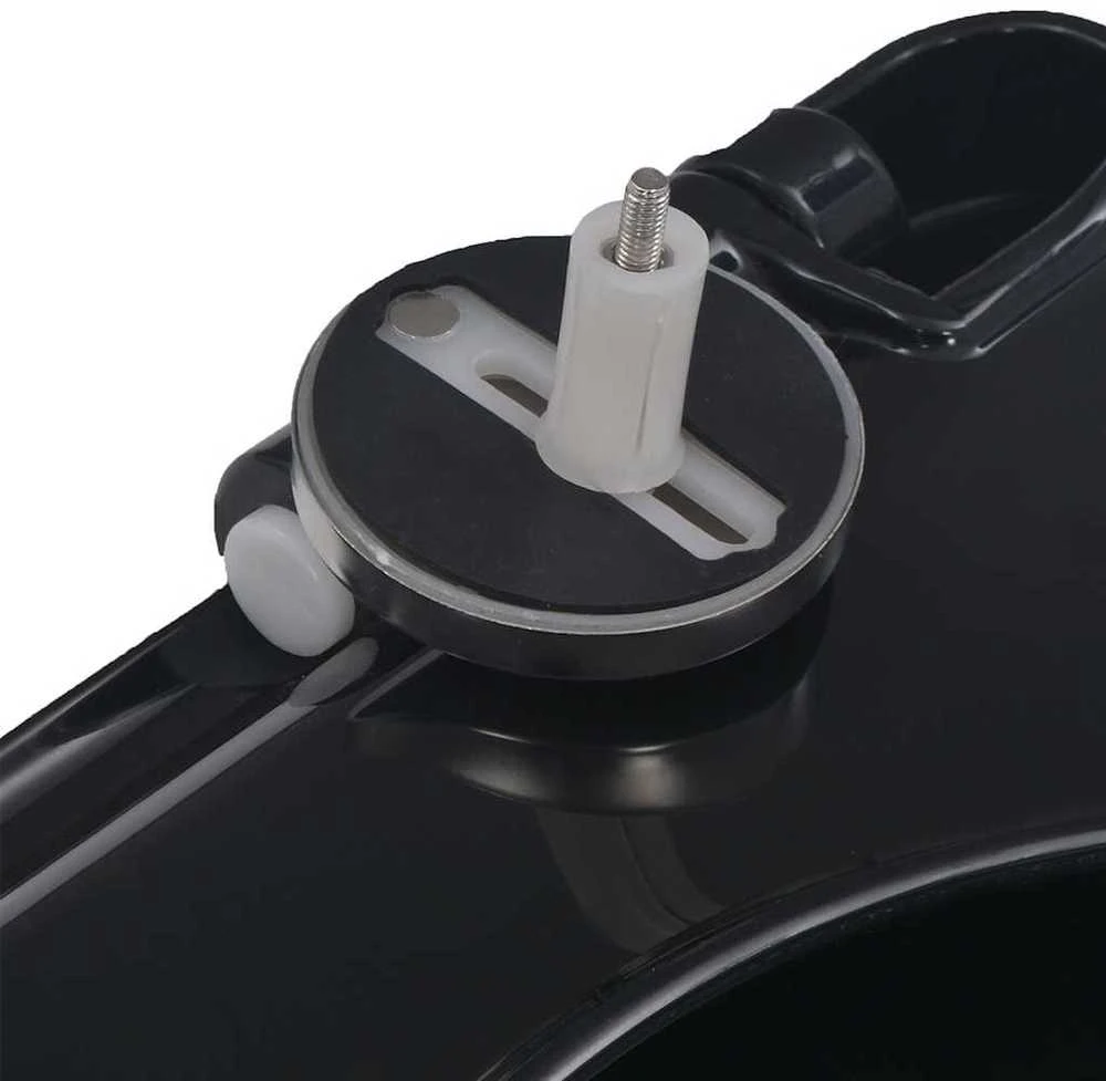 Klozeto sėdynė su Soft-close mechanizmu, juoda