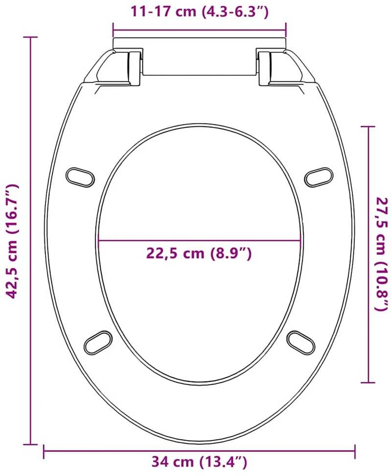 Klozeto sėdynė su soft-close mechanizmu, šviesiai pilka, ovali