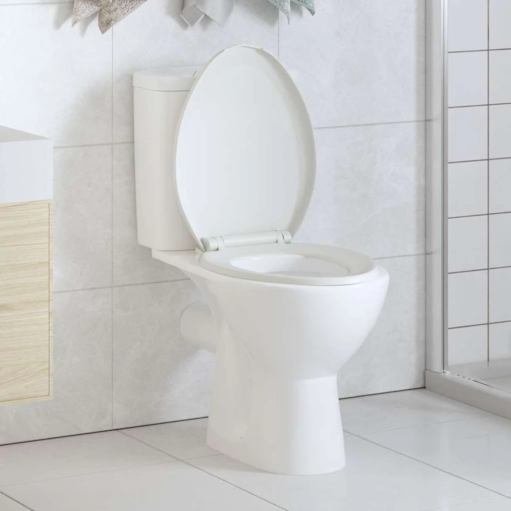Klozeto sėdynė su Soft-close mechanizmu, balta