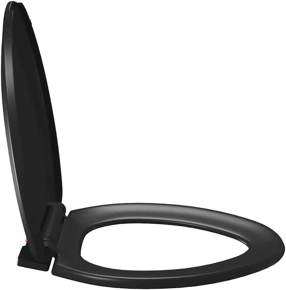 Klozeto sėdynė su Soft-close mechanizmu, juoda
