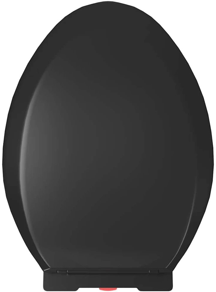 Klozeto sėdynė su Soft-close mechanizmu, juoda