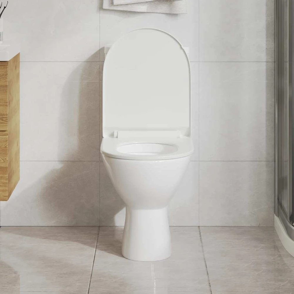 Klozeto sėdynė su Soft-close mechanizmu, balta