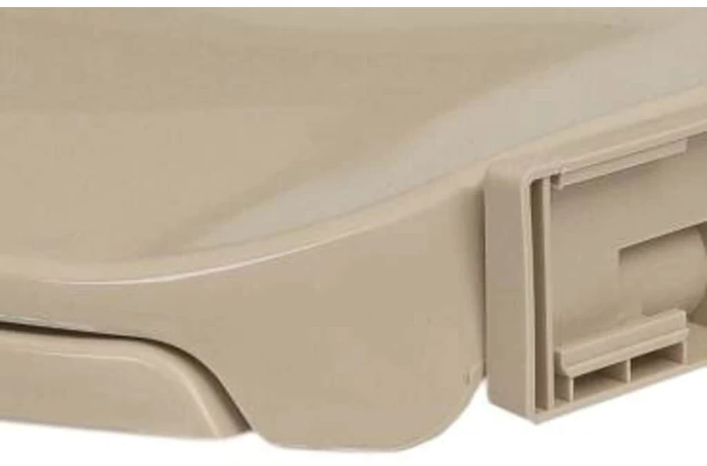 Klozeto sėdynė su soft-close mechanizmu, smėlio spalvos, ovali