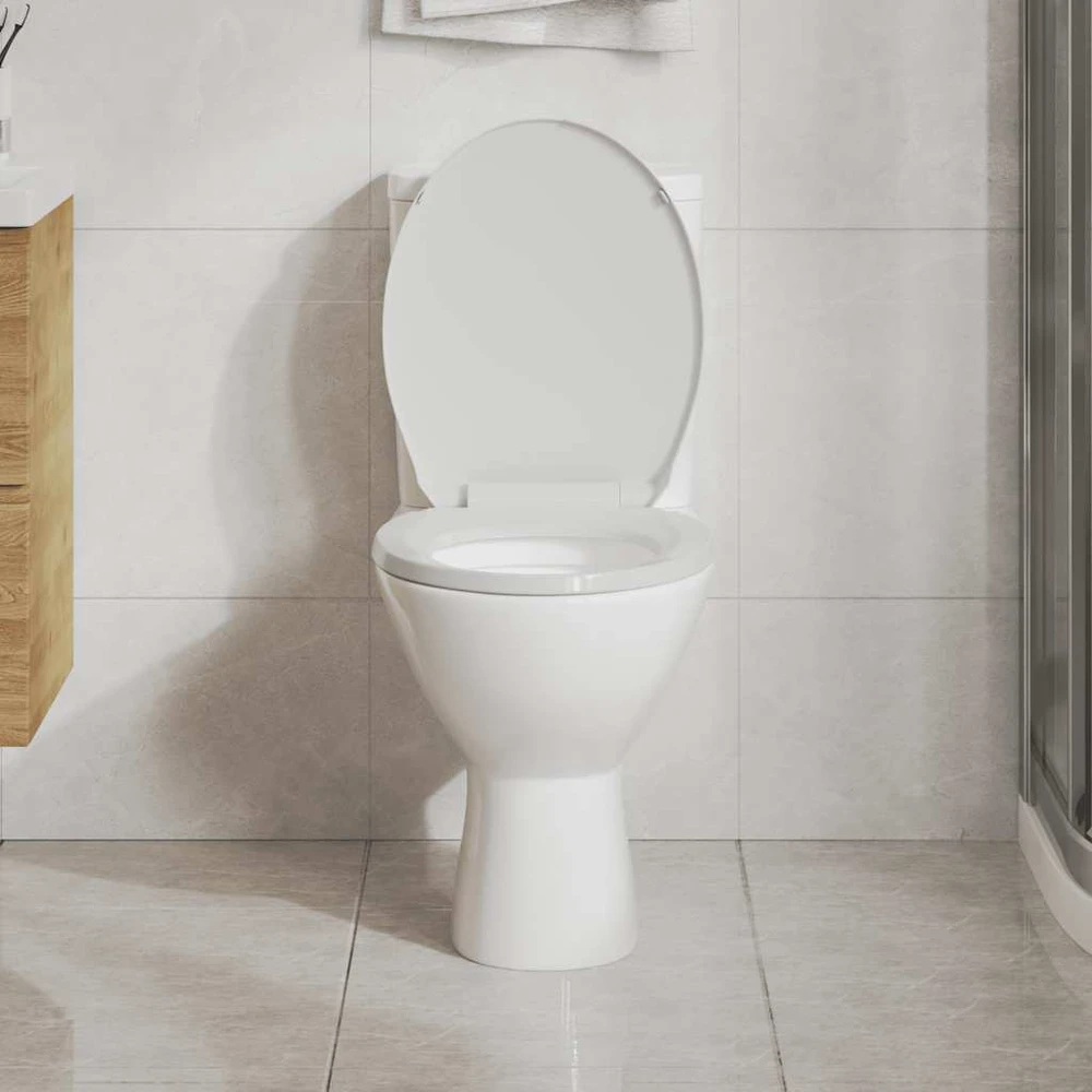 Klozeto sėdynė su Soft Close mechanizmu, ovalo formos