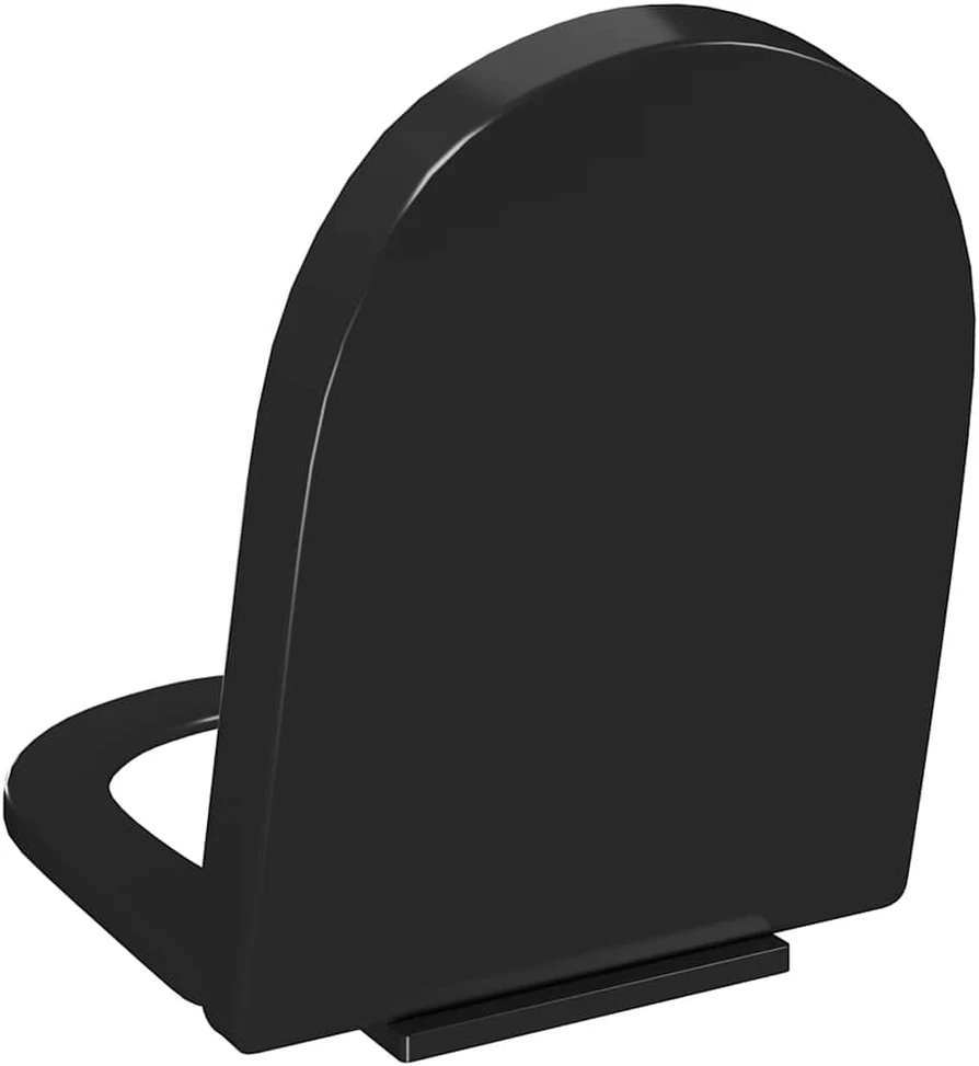 Klozeto sėdynė su Soft-close mechanizmu, juoda