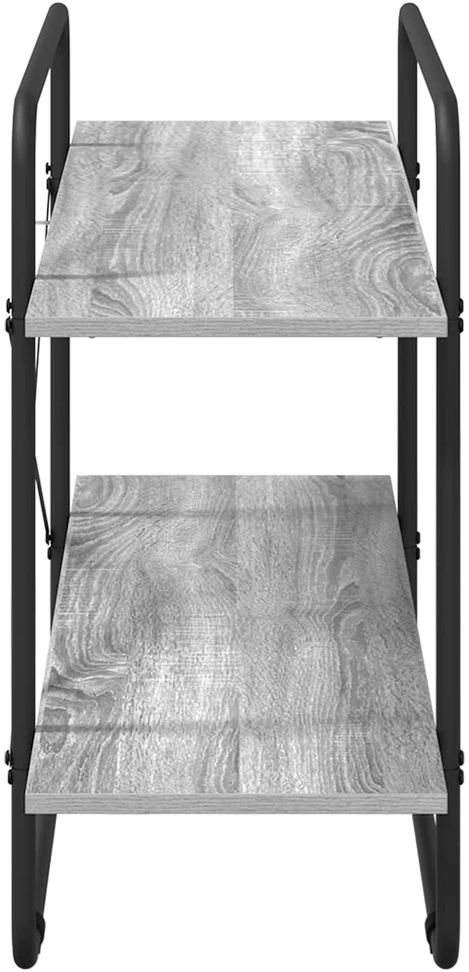 Knygų lentyna 2 aukštų 100 x 35 x 70 cm PB Pilka Sonoma