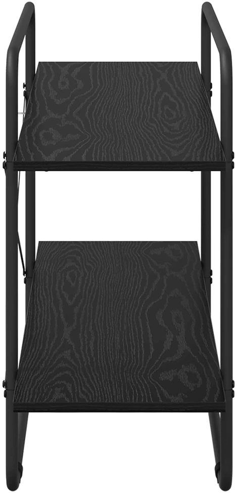 Knygų lentyna 2 aukštų 100 x 35 x 70 cm PB Juodojo ąžuolo