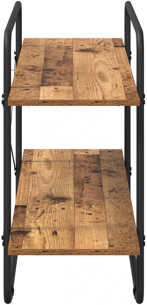 Knygų lentyna 2 aukštų 100 x 35 x 70 cm PB Ąžuolo mediena