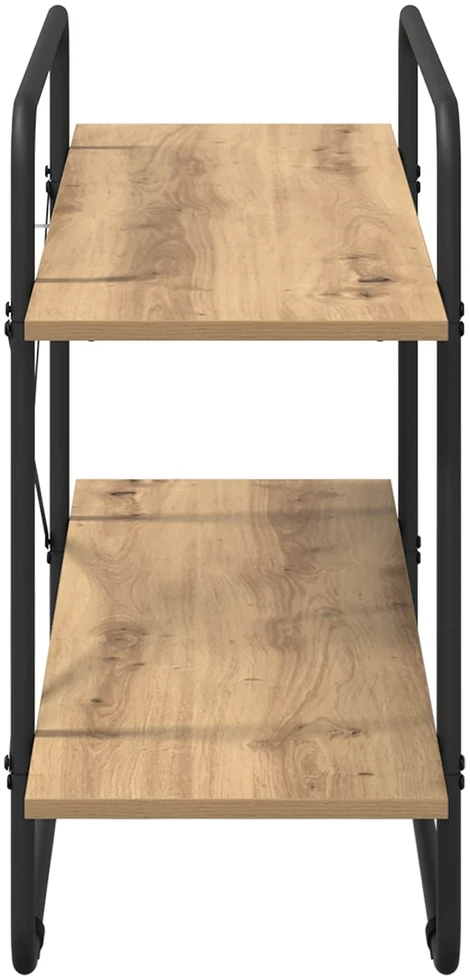 Knygų lentyna 2 aukštų 100 x 35 x 70 cm PB Artisano ąžuolo