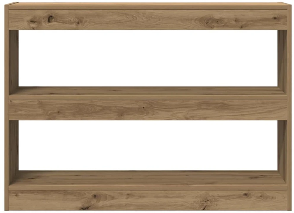 Knygų lentyna 2 lygių 100 x 30 x 72 cm Apdirbta mediena
