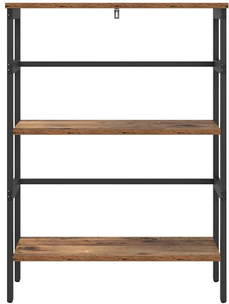 Knygų lentyna 2 lygių 60 x 29,5 x 81 cm Apdirbta mediena