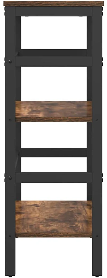 Knygų lentyna 2 lygių 60 x 29,5 x 81 cm Apdirbta mediena