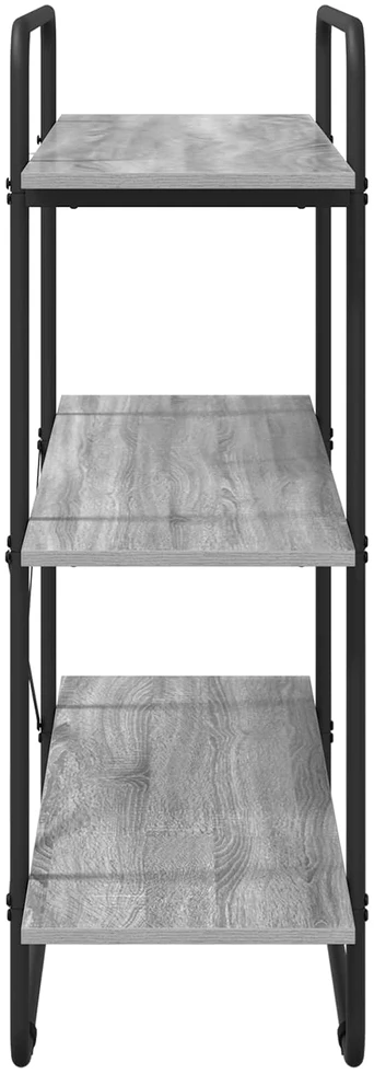 Knygų lentyna 3 aukštų 100 x 35 x 105 cm PB Pilka Sonoma