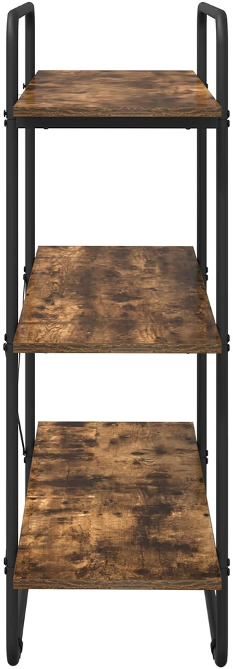 Knygų lentyna 3 aukštų 100 x 35 x 105 cm PB Dūminio ąžuolo
