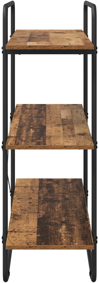 Knygų lentyna 3 aukštų 100 x 35 x 105 cm PB Ąžuolo mediena