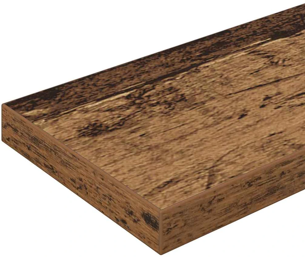 Knygų lentyna 3 aukštų 4 vnt. 100 x 10 x 1,5 cm Ruda