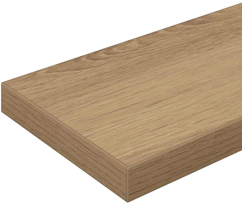 Knygų lentyna 3 aukštų 4 vnt. 100 x 10 x 1,5 cm Ruda