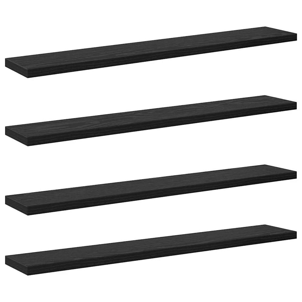 Knygų lentyna 3 aukštų 4 vnt. 60 x 10 x 1,5 cm Apdirbta mediena
