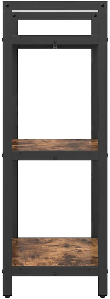 Knygų lentyna 3 aukštų 56 x 34 x 96 cm Apdirbta mediena