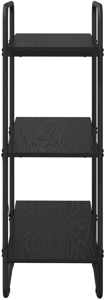 Knygų lentyna 3 aukštų 60 x 35 x 105 cm PB Juodojo ąžuolo