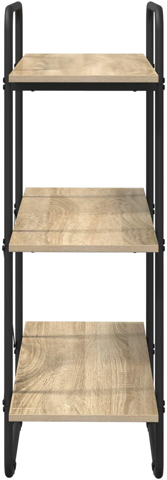 Knygų lentyna 3 aukštų 80 x 35 x 105 cm PB Sonoma ąžuolas