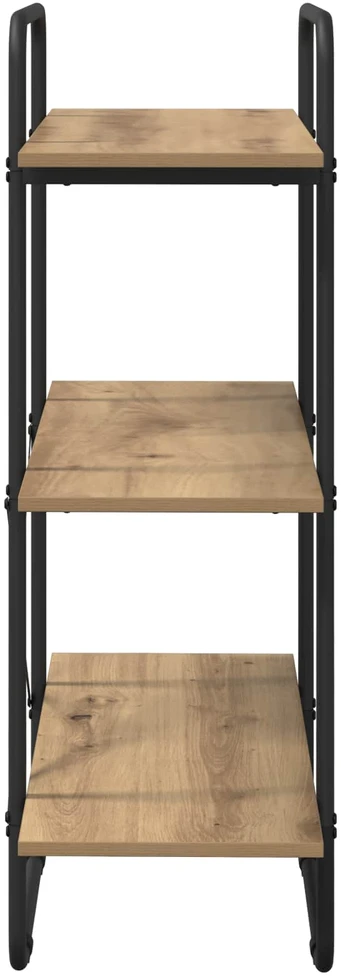 Knygų lentyna 3 aukštų 80 x 35 x 105 cm PB Artisano ąžuolo