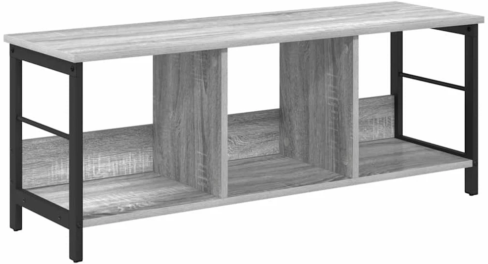 Knygų lentyna 3 lygių 102 x 32 x 40,5 cm Apdirbta mediena