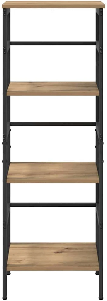 Knygų lentyna 3 lygių 40 x 29,5 x 115 cm Apdirbta mediena