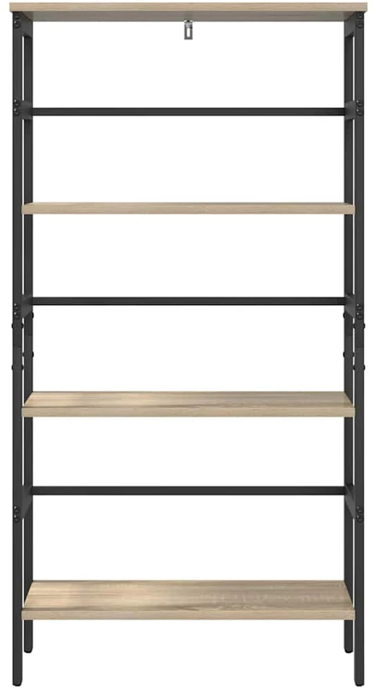 Knygų lentyna 3 lygių 60 x 29,5 x 115 cm Apdirbta mediena