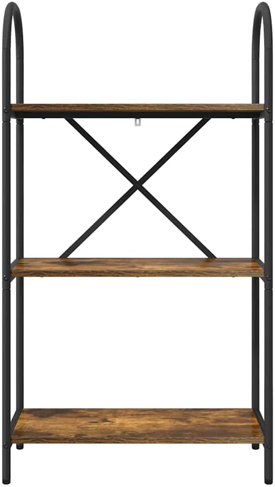 Knygų lentyna 3 lygių 60 x 30 x 109 cm Apdirbta mediena