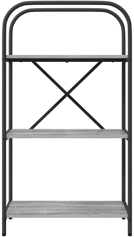 Knygų lentyna 3 lygių 60 x 30 x 109 cm Apdirbta mediena