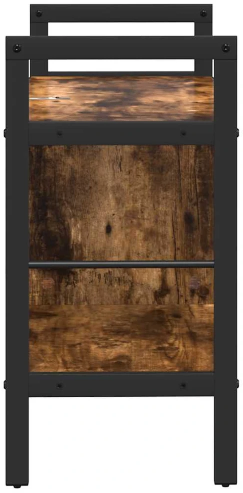 Knygų lentyna 3 lygių 75 x 30 x 58,5 cm Apdirbta mediena