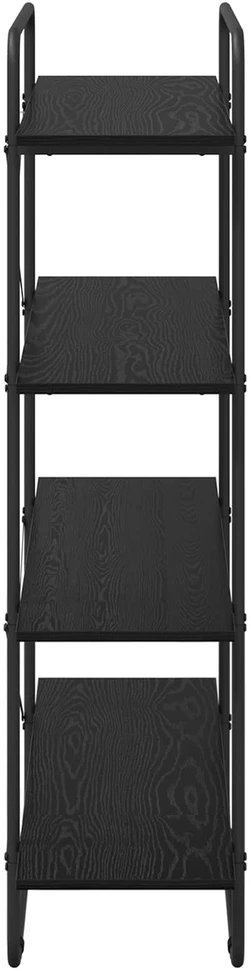 Knygų lentyna 4 aukštų 100 x 35 x 140 cm PB Juodojo ąžuolo