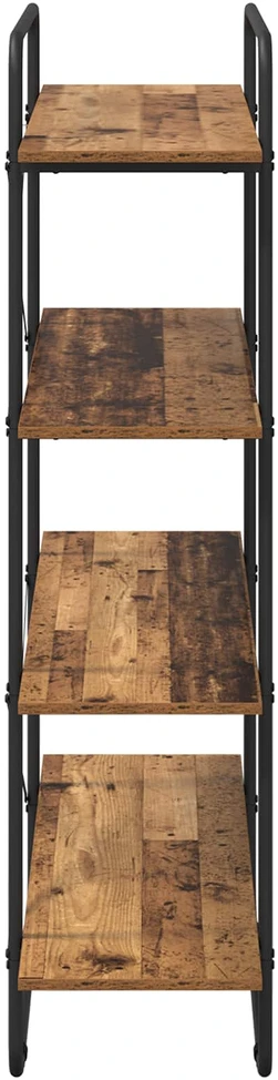 Knygų lentyna 4 aukštų 100 x 35 x 140 cm PB Ąžuolo mediena