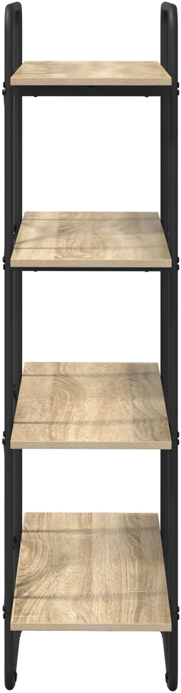 Knygų lentyna 4 aukštų 60 x 35 x 140 cm PB Sonoma ąžuolas