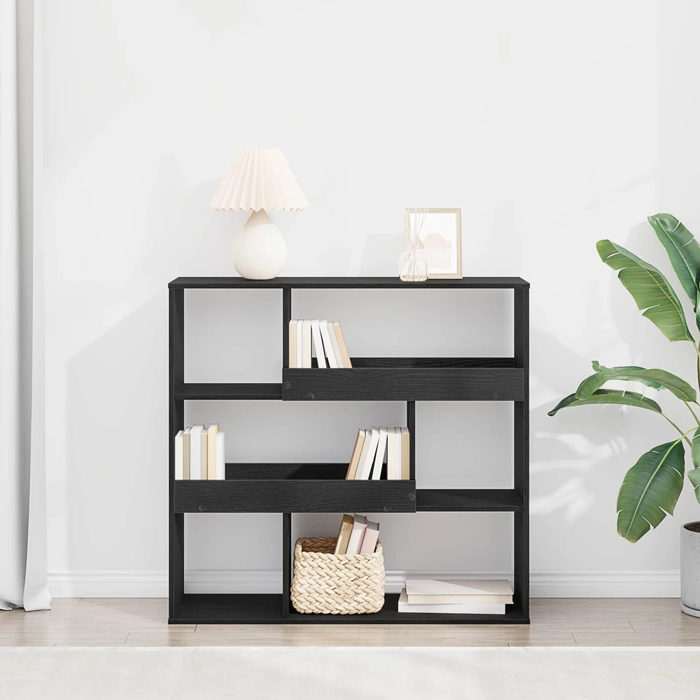 Knygų lentyna 4 lygių 100 x 33 x 94,5 cm Apdirbta mediena
