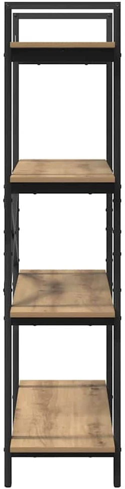 Knygų lentyna 4 lygių 100 x 33,5 x 140 cm Apdirbta mediena