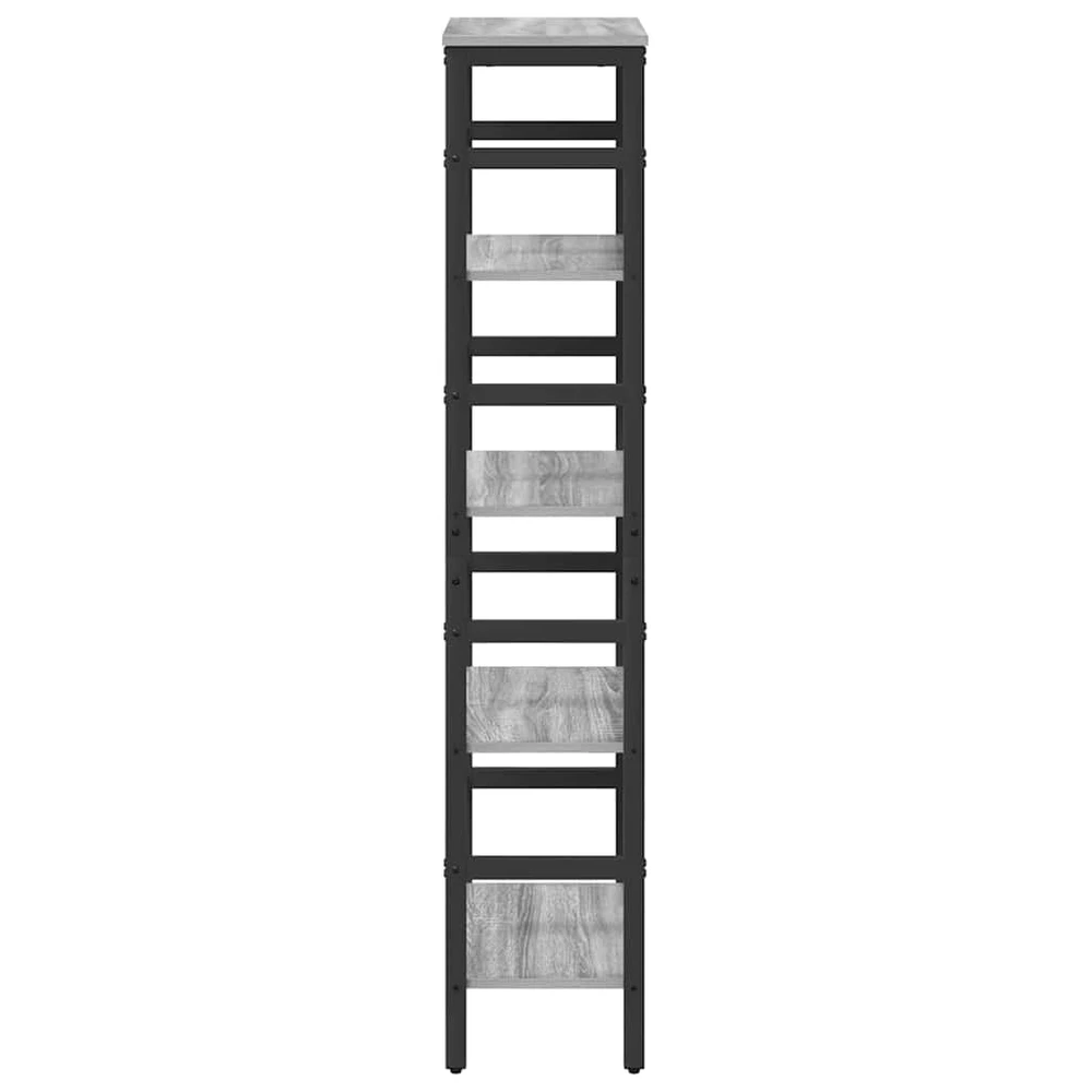 Knygų lentyna 4 lygių 40 x 29,5 x 149 cm Apdirbta mediena