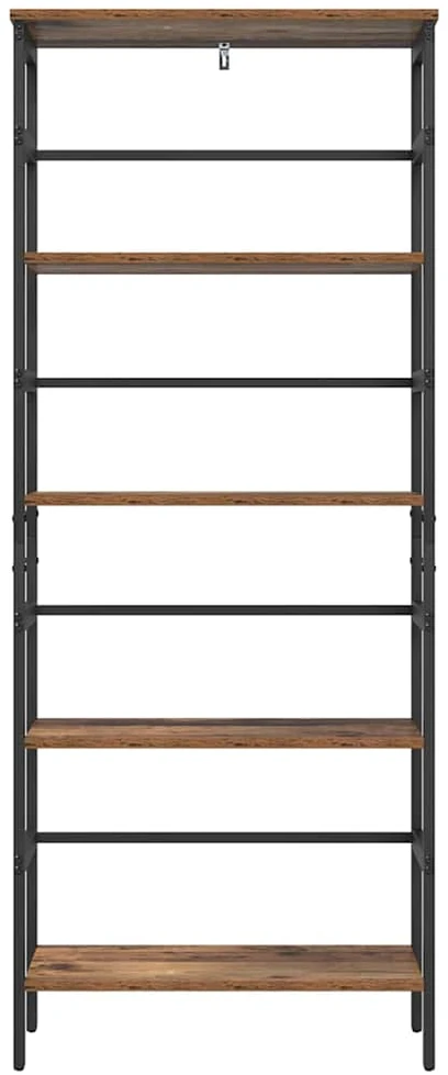 Knygų lentyna 4 lygių 60 x 29,5 x 149 cm Apdirbta mediena