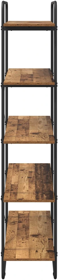 Knygų lentyna 5 aukštų 100 x 35 x 175,5 cm PB Ąžuolo mediena